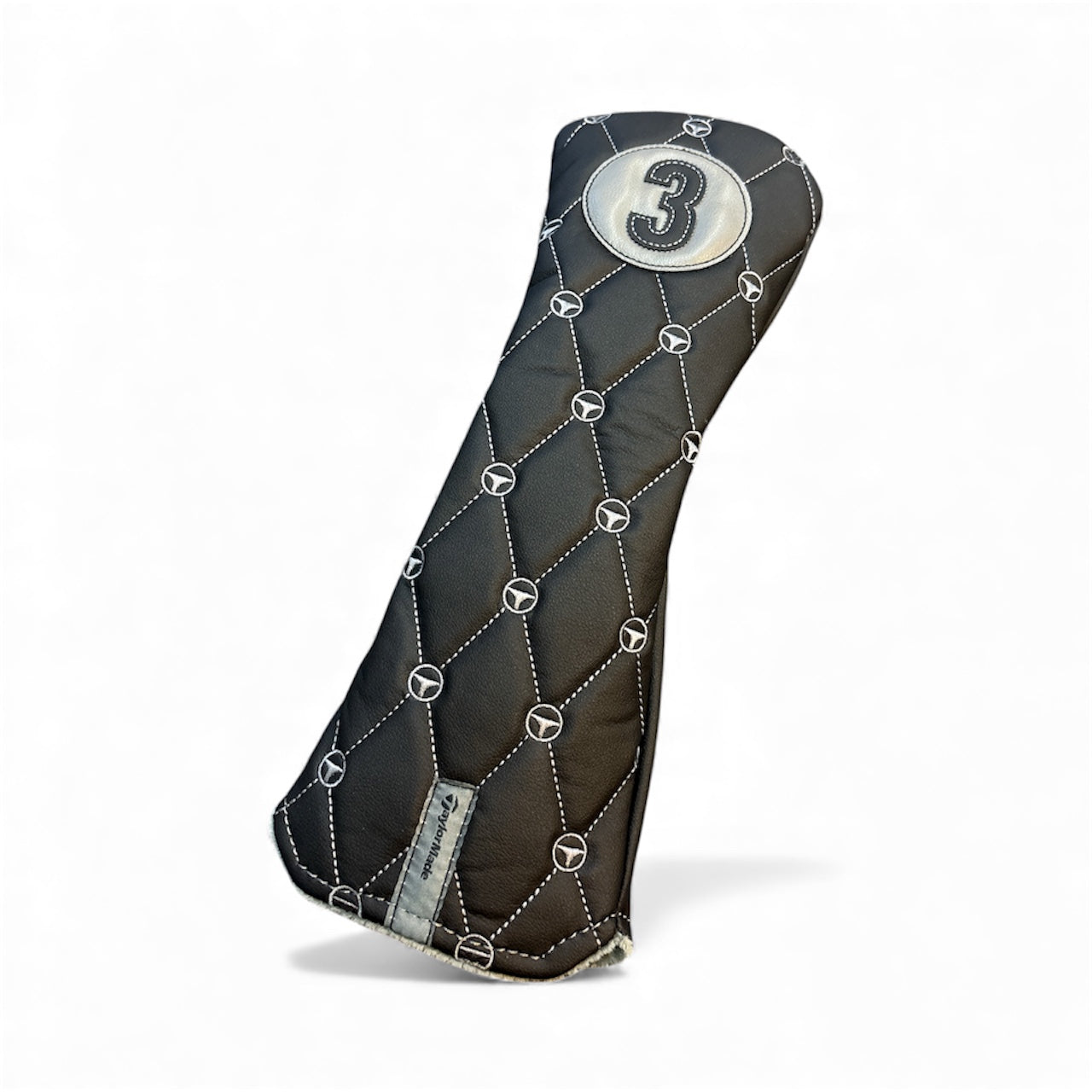 TAYLORMADE QUILTED BLACK 3 WOOD HEADCOVER