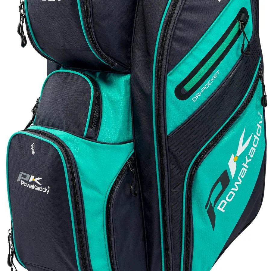 POWAKADDY FLEX Cart Bag (Grey/Teal)