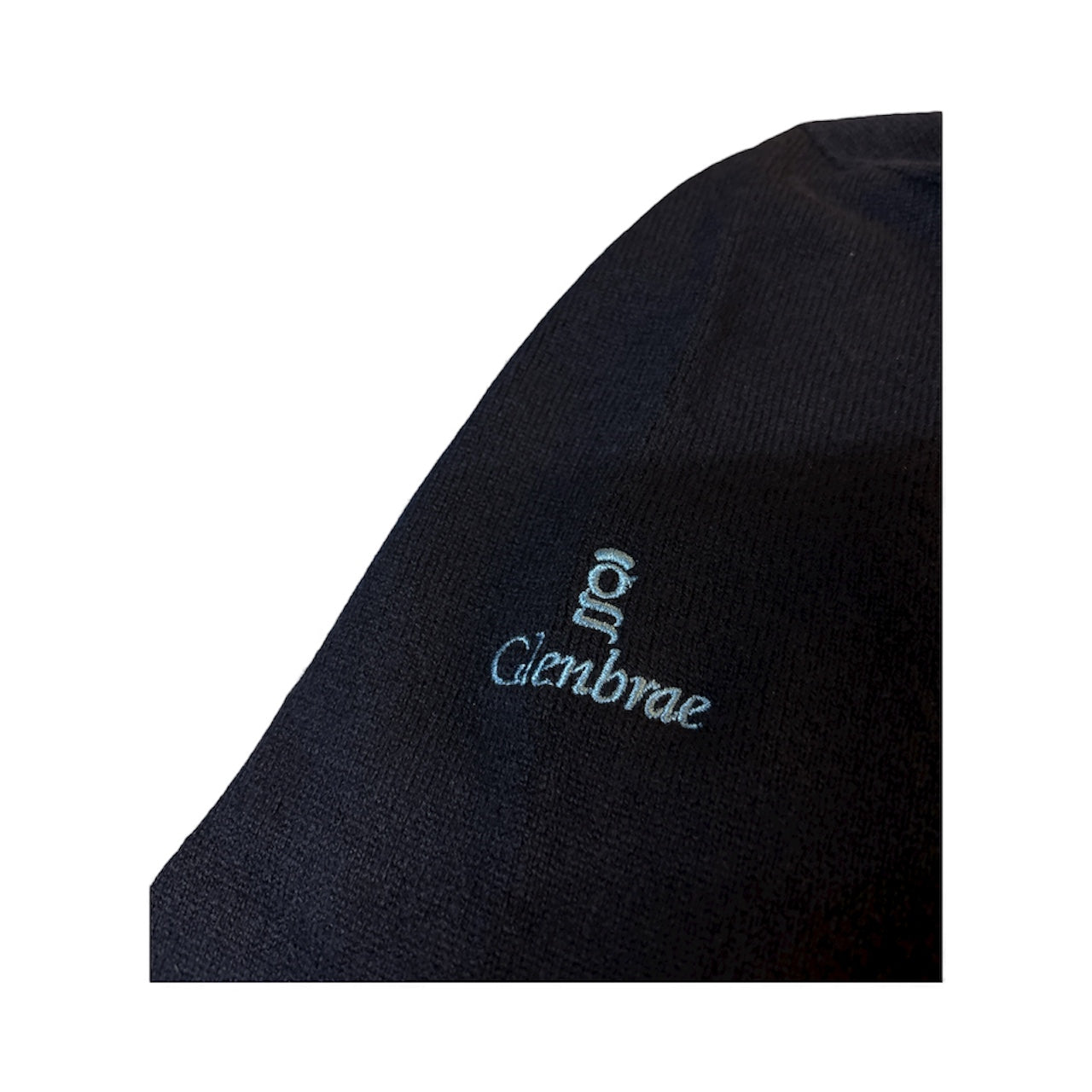 Glenbrae Lambswool V-Neck (Navy)