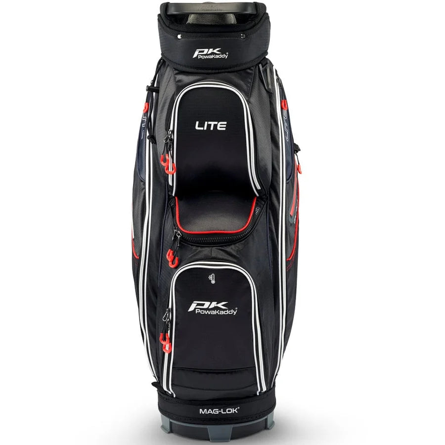POWAKADDY Lite Cart Bag (Black/White/Red)