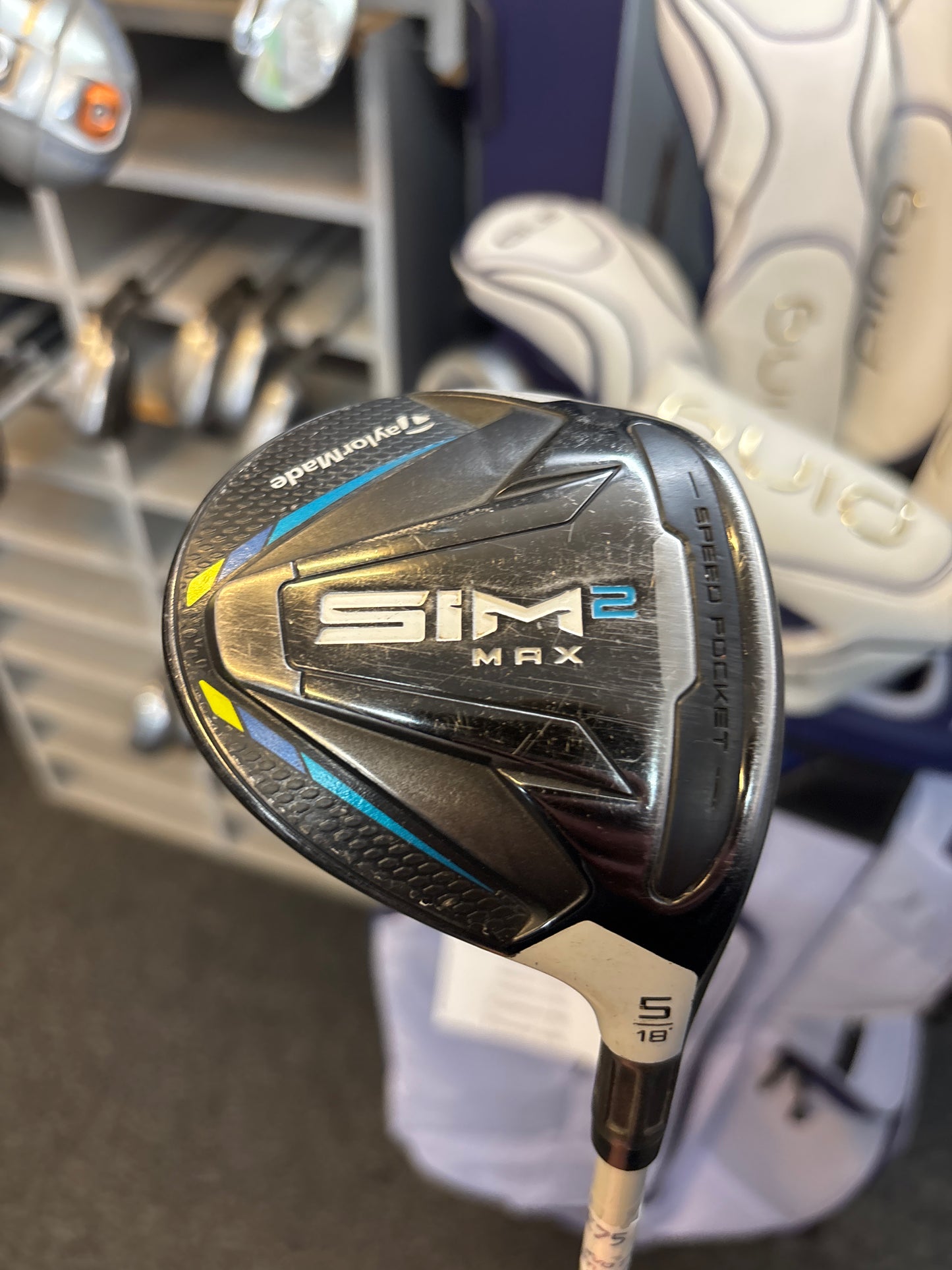 TaylorMade SIM 2 MAX 5 WOOD HL 18 DEGREE (LADIES FLEX)