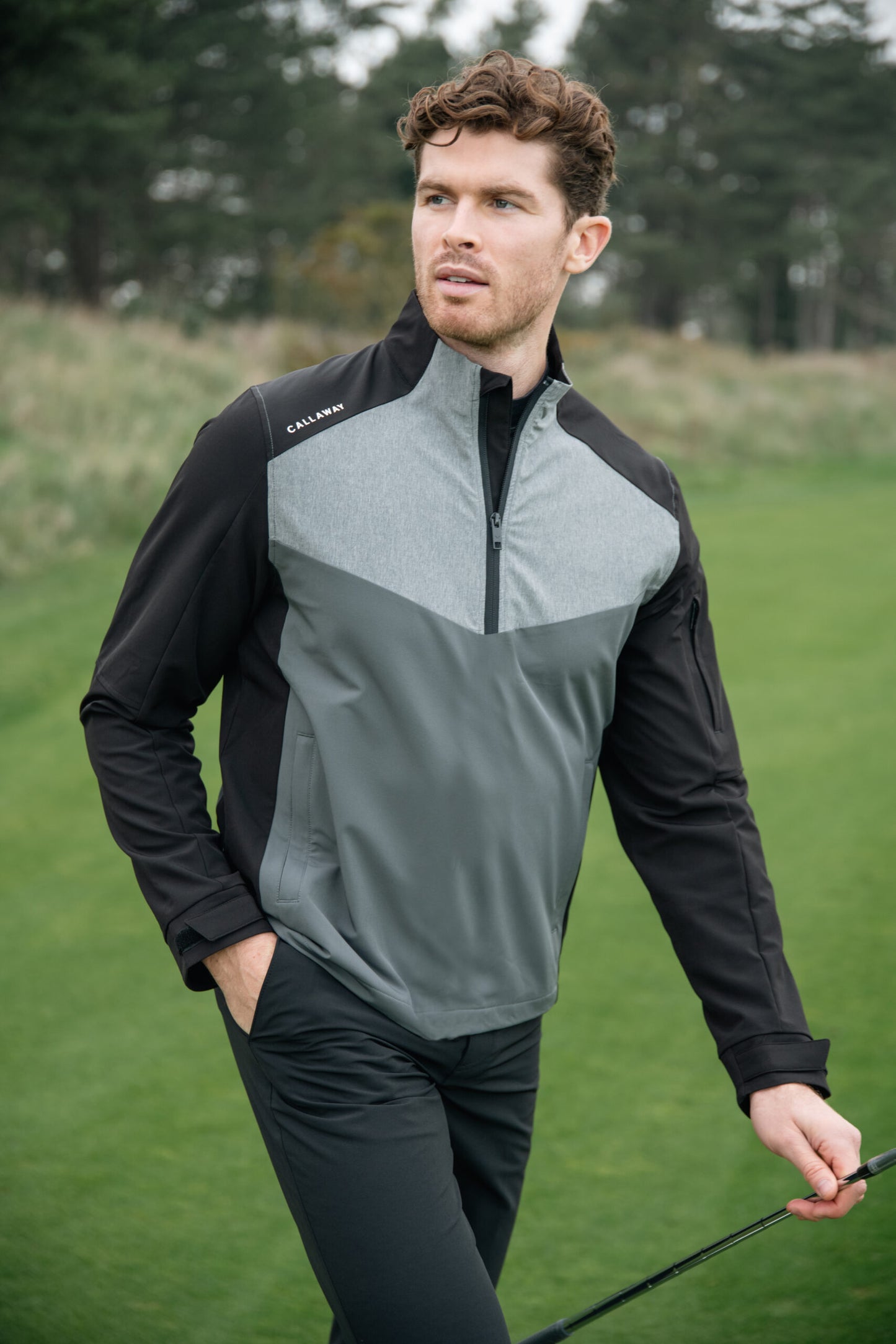 CALLAWAY PREMIUM 1/2 Zip Wind Jacket