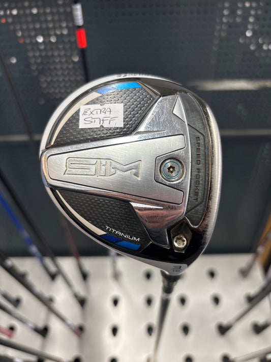 Taylormade Titanium SIM 3/15 Degree Wood (Extra Stiff Flex)