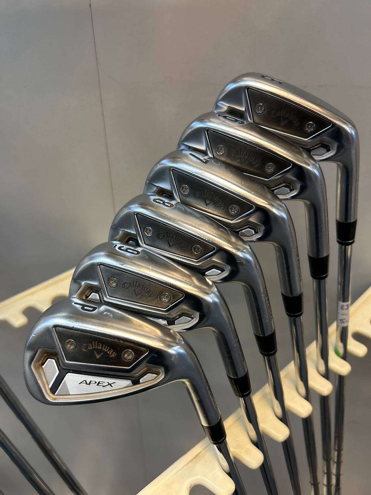 CALLAWAY APEX TCB FORGED (5-PW) (STIFF FLEX)