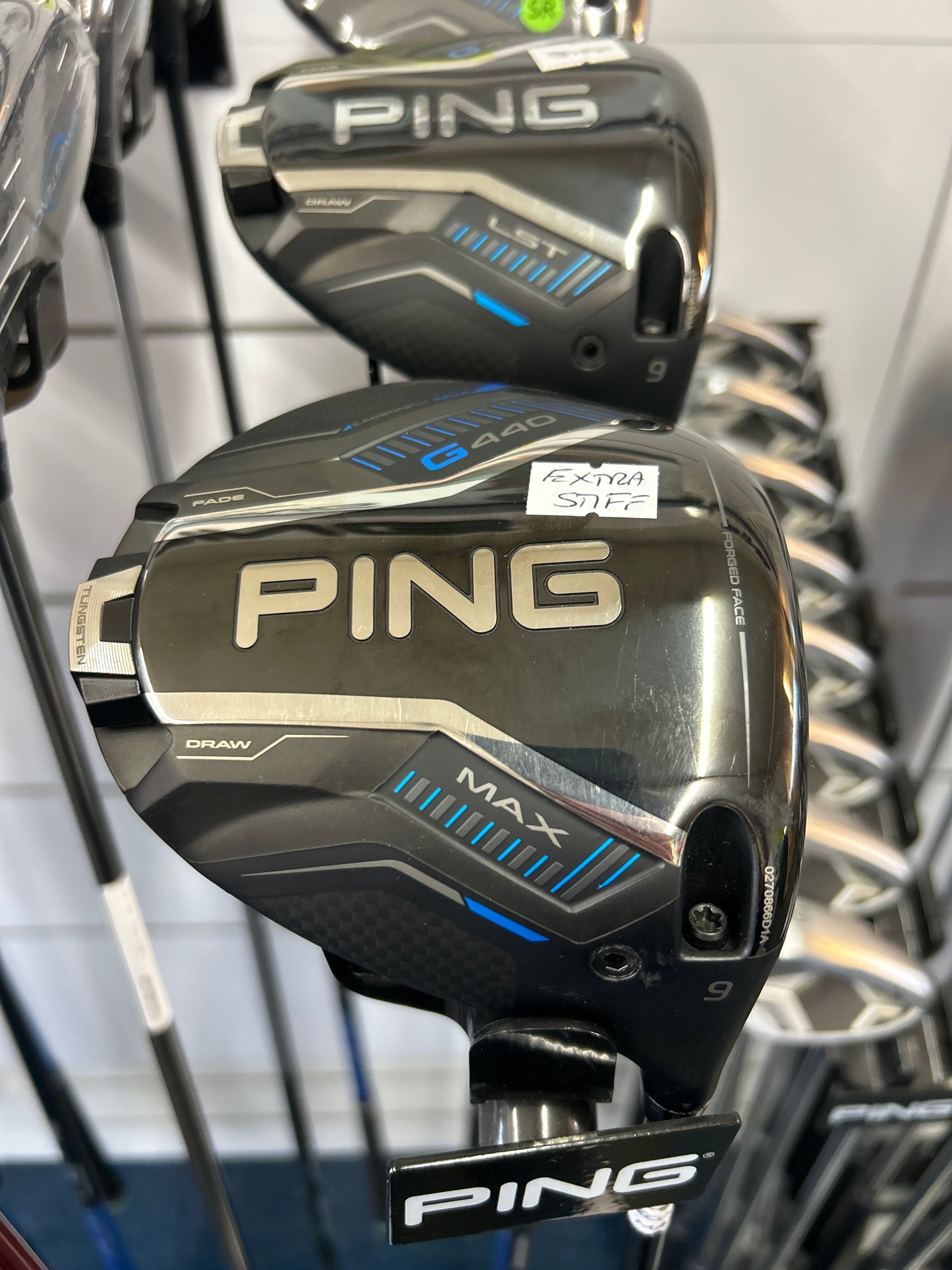 PING G440 MAX 9 DEGREE (EXTRA STIFF FLEX)