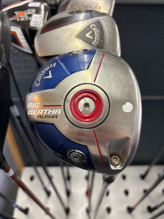 CALLAWAY BIG BERTHA ALPHA 9.0 DEGREE (REGULAR FLEX)