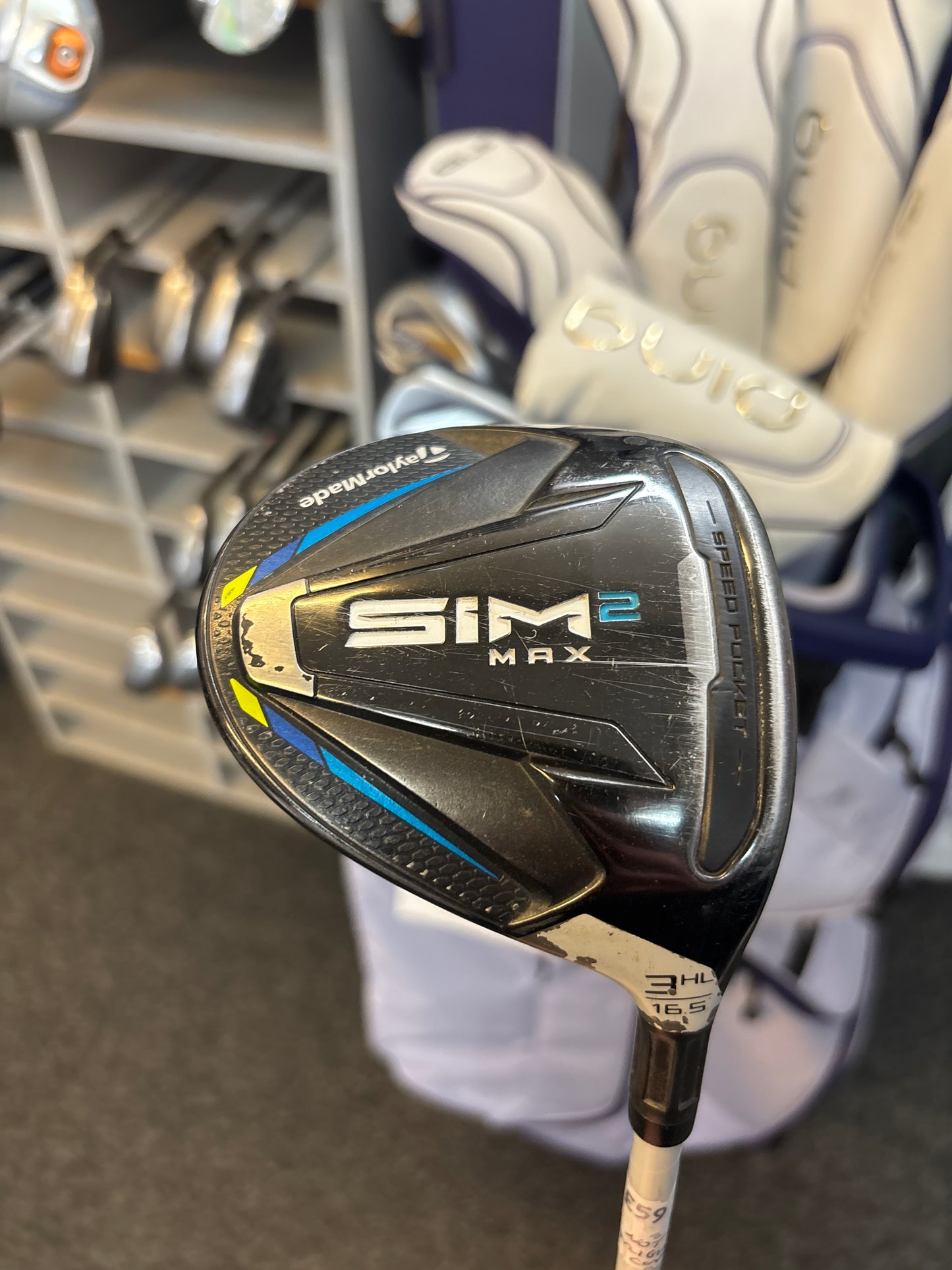 TaylorMade SIM 2 MAX 3 WOOD HL 16.5 DEGREE (LADIES FLEX)