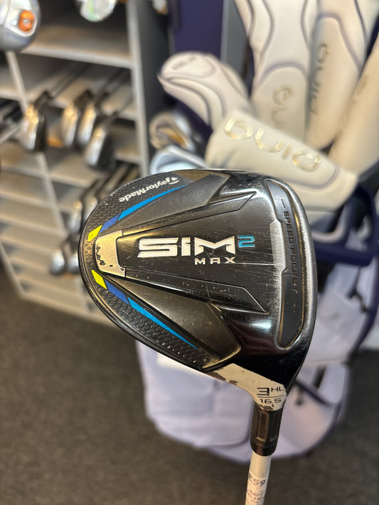 TaylorMade SIM 2 MAX 3 WOOD HL 16.5 DEGREE (LADIES FLEX)