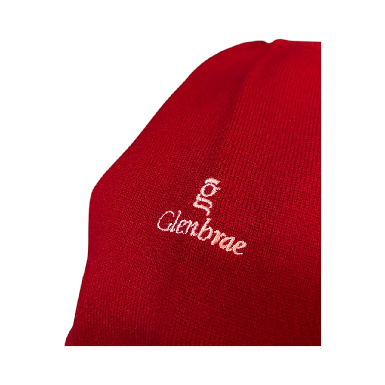 Glenbrae Lambswool Crew Neck (Cardinal)