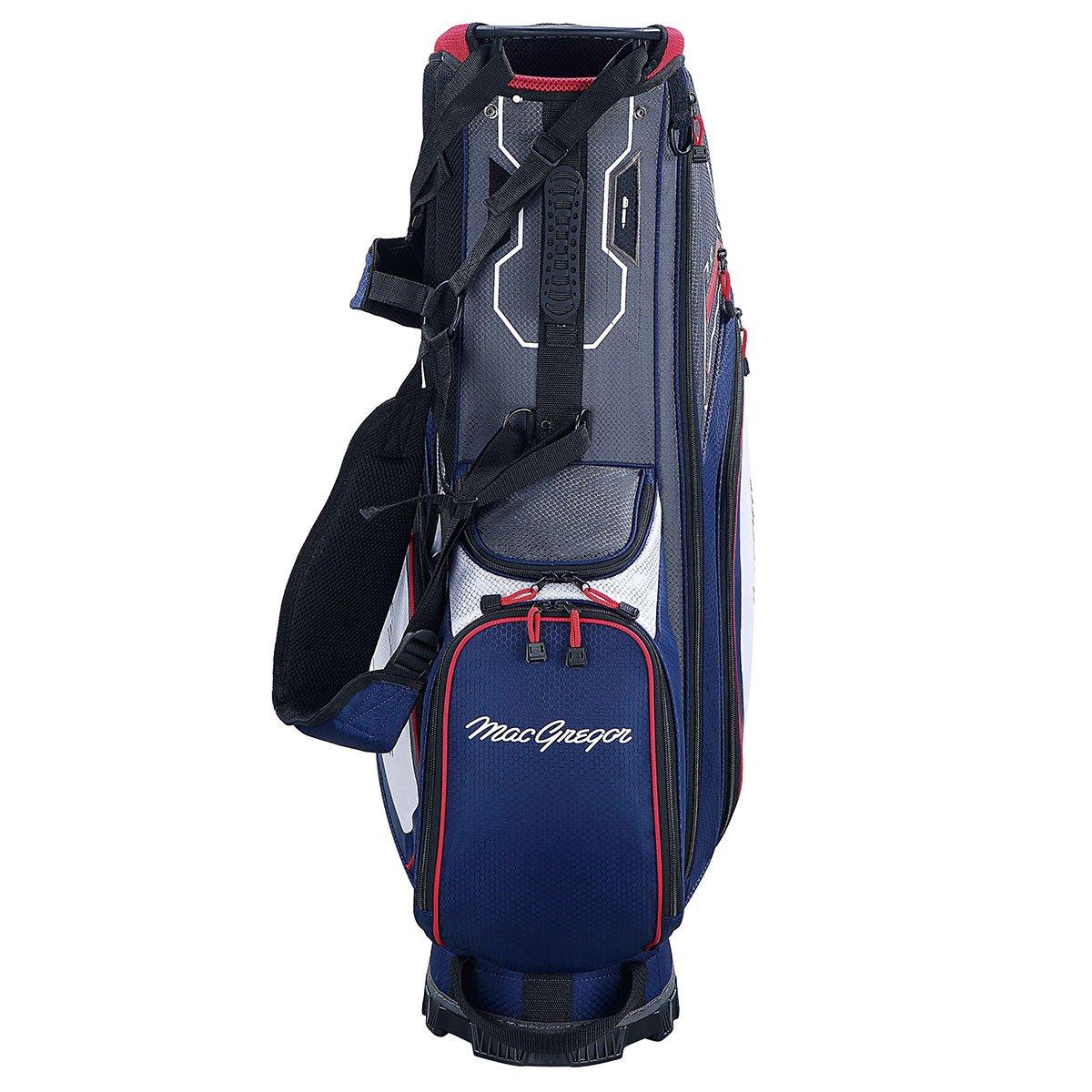 MacGregor Principal 7.0 Stand Bag - Navy/Red/Grey