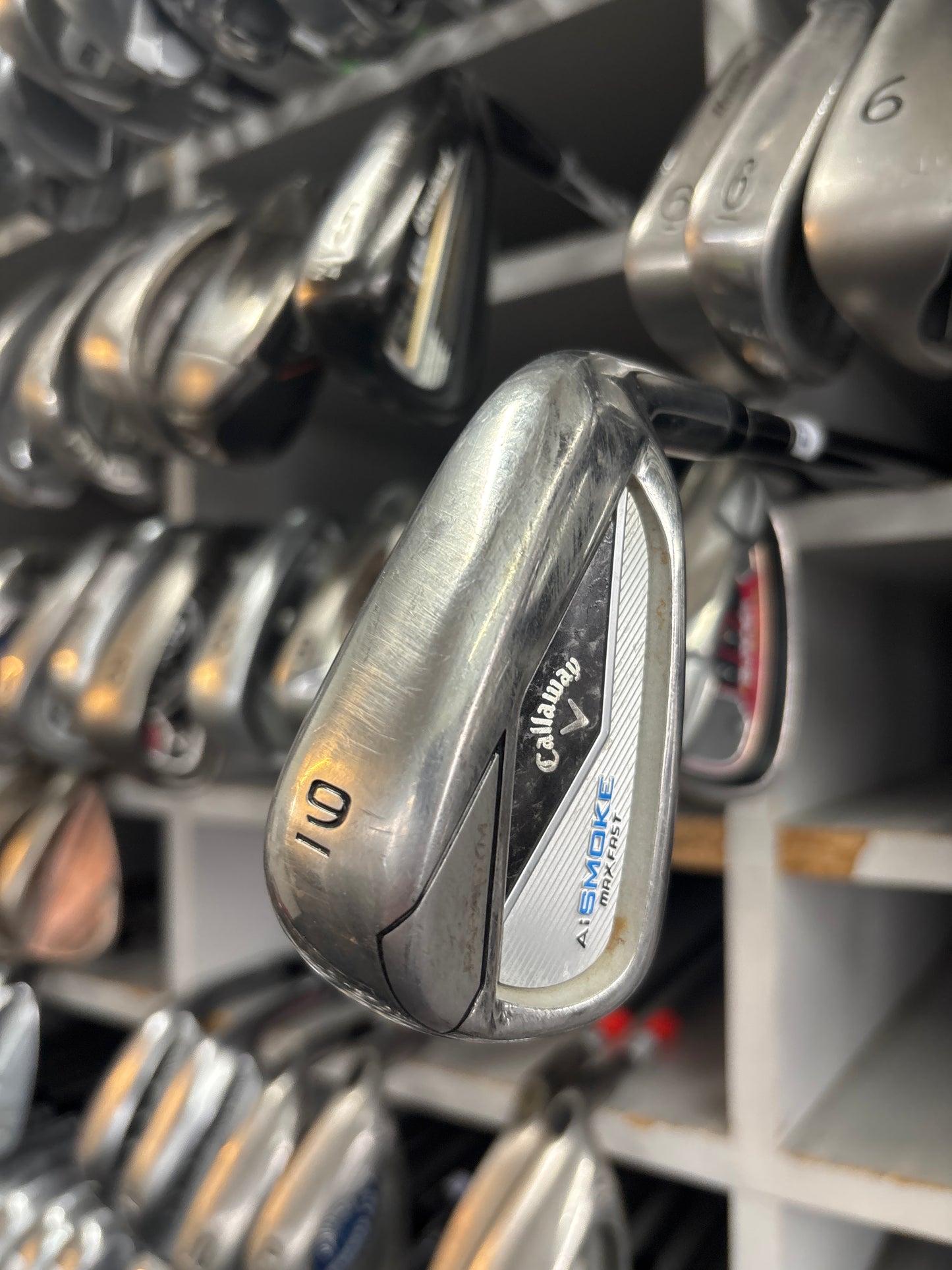 CALLAWAY AI SMOKE MAX FAST 9 IRON (REGULAR GRAPHITE FLEX)