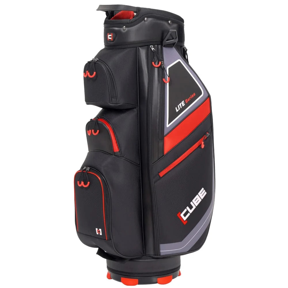 CUBE LITE series Cart Bag (RED/BLACK)