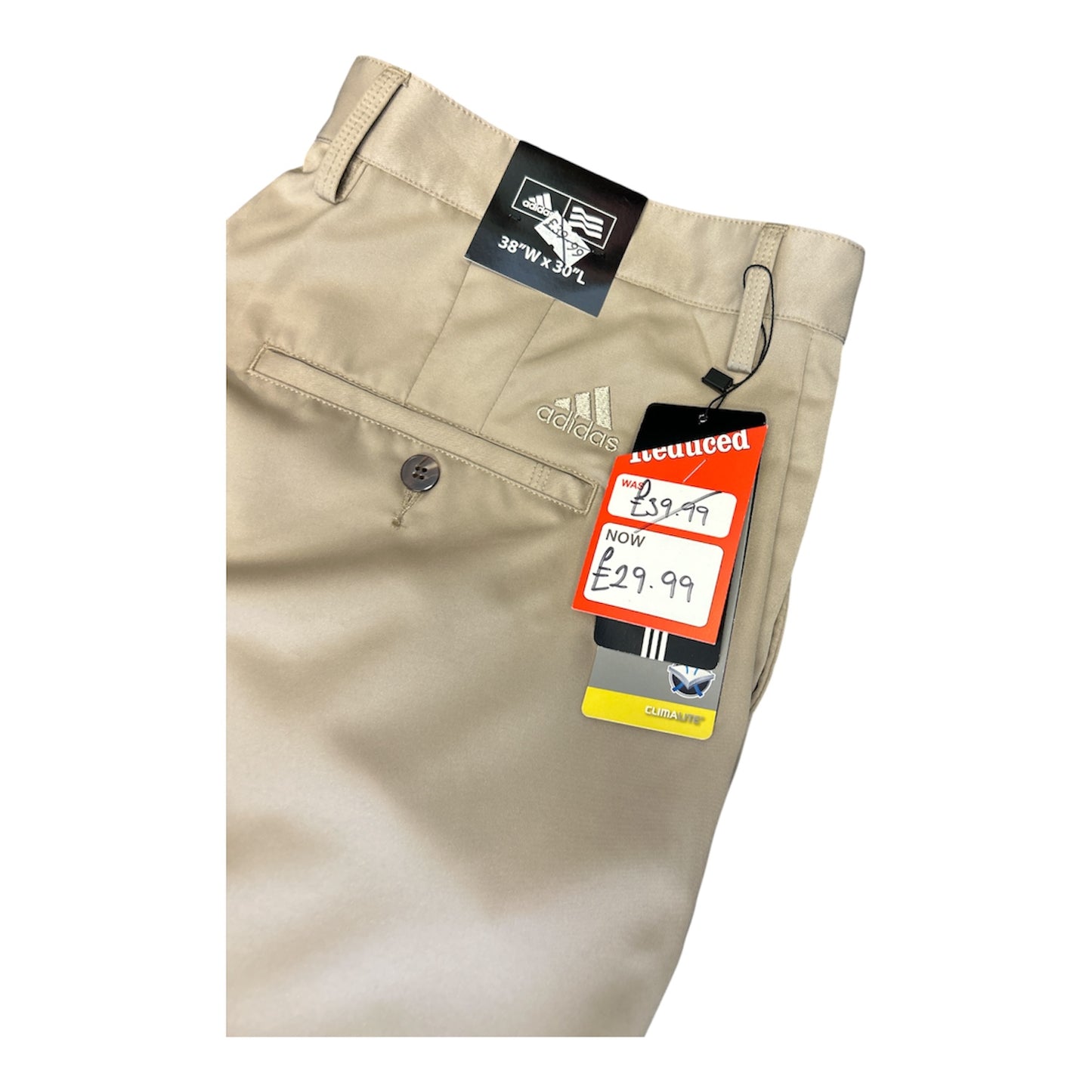 Clearance Adidas Golf Trousers (W38/L30) (Shop Displayed Wear)