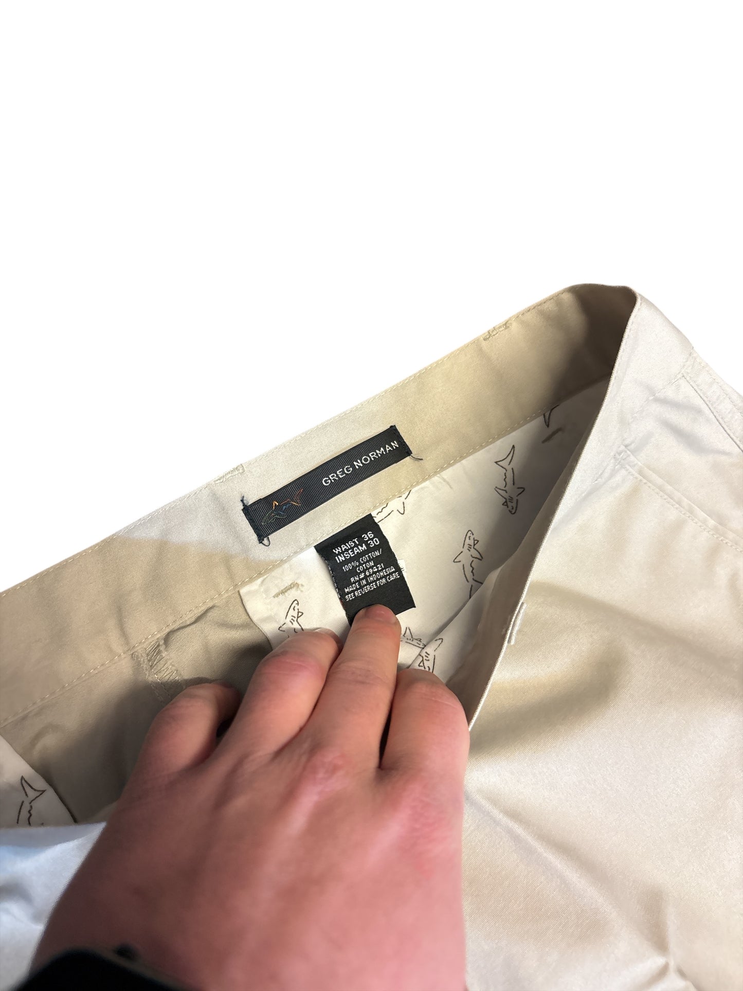 Clearance Greg Norman Golf Trousers (W36/L30) (Shop Displayed Wear)