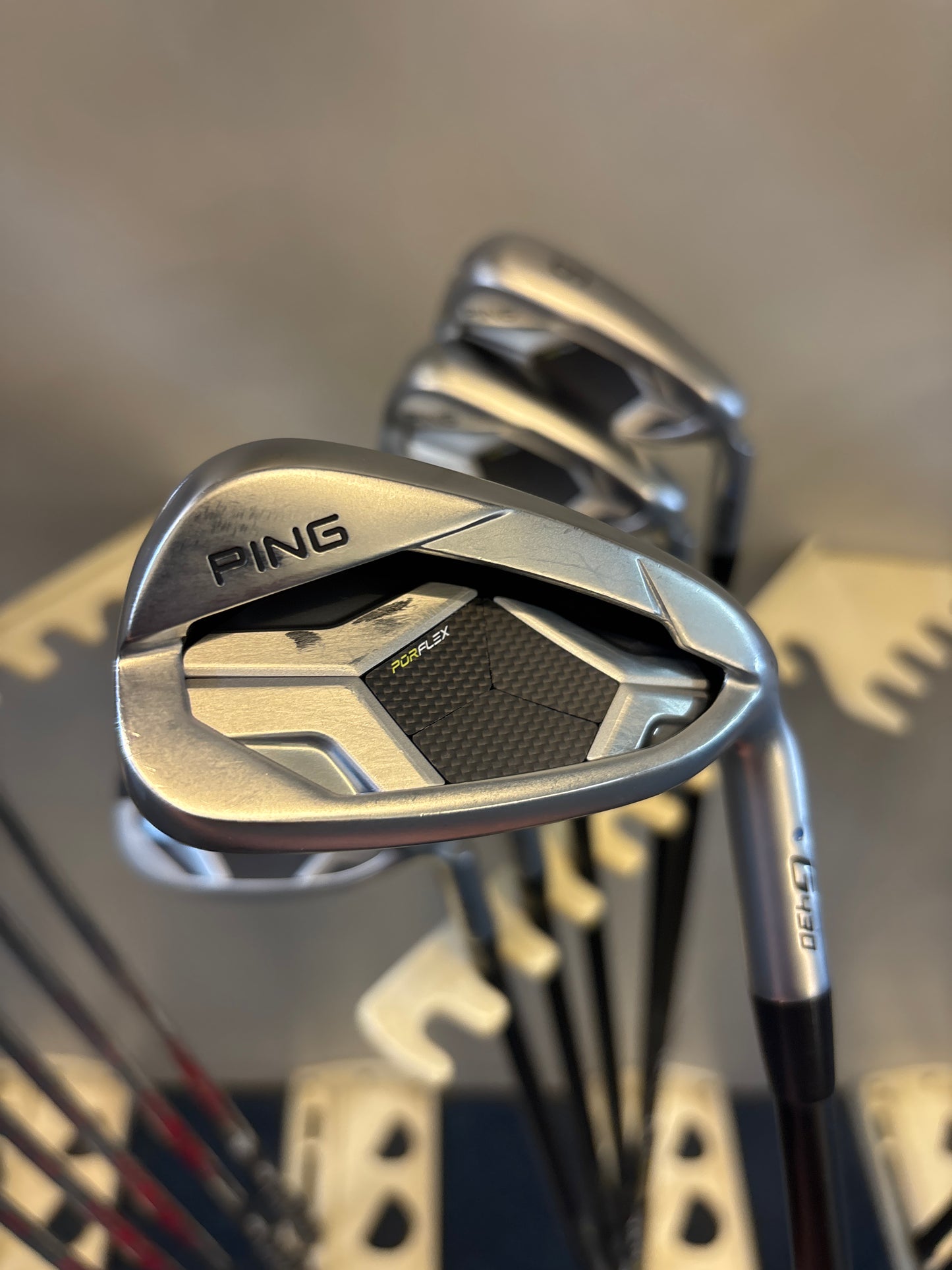 PING G430 (6-PW+45) (STIFF GRAPHITE FLEX)