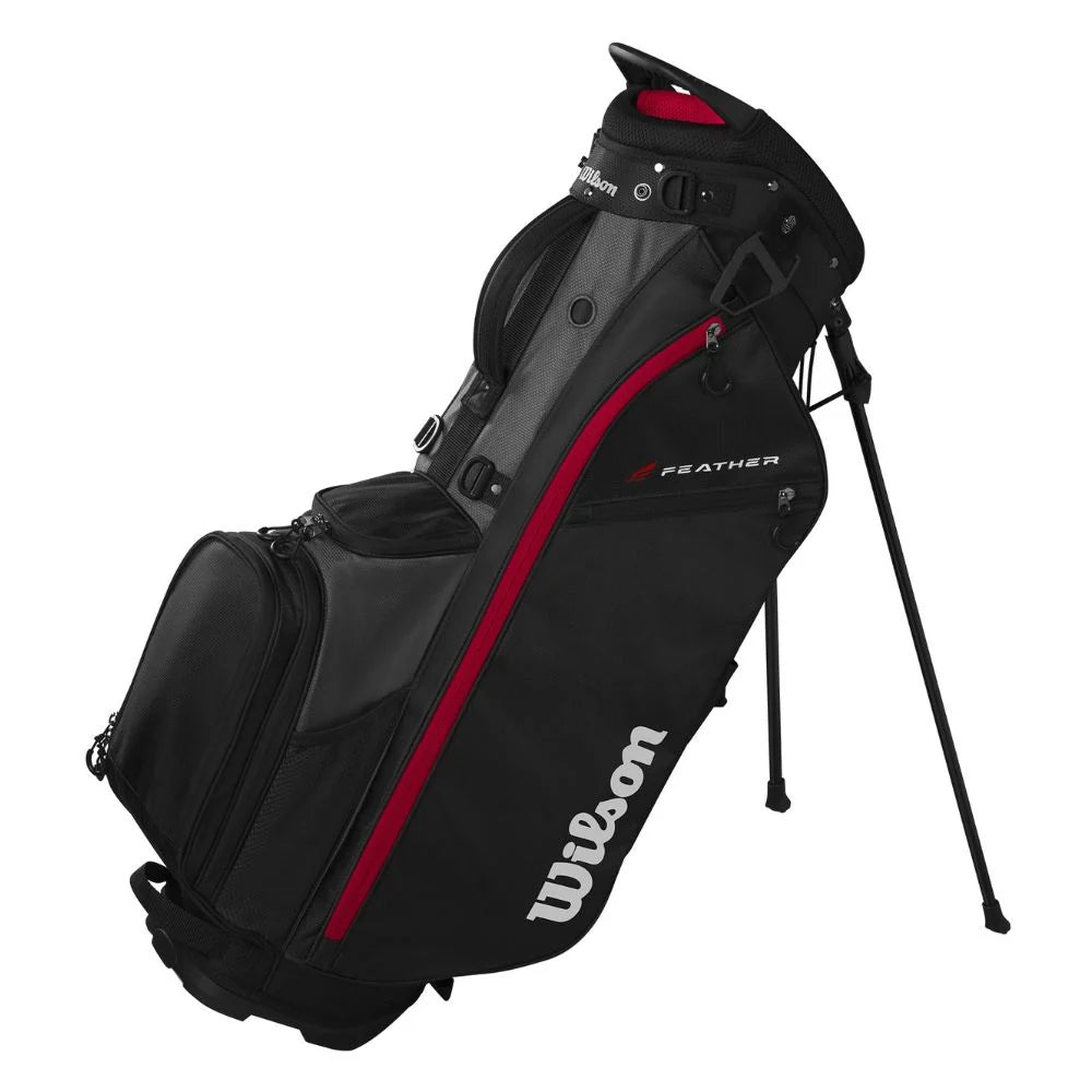 Wilson Staff Feather Stand Bag (Red/Black)
