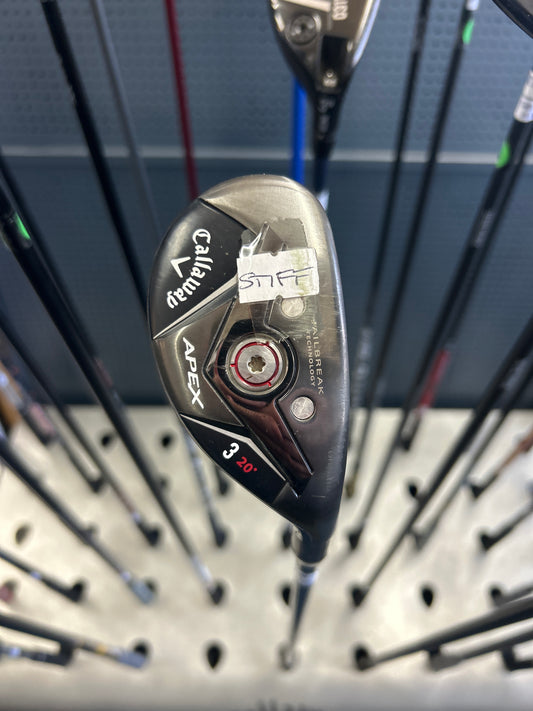 CALLAWAY APEX 3 20 DEGREE HYBRID  (STIFF FLEX)