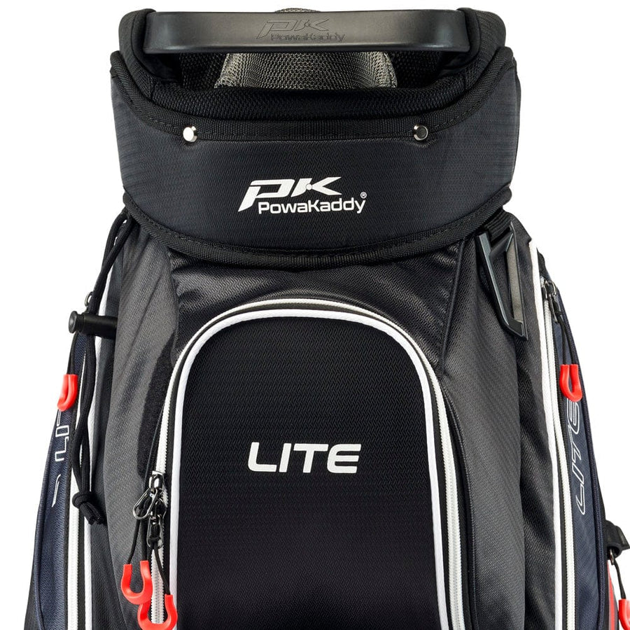 POWAKADDY Lite Cart Bag (Black/White/Red)