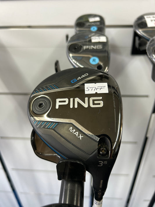 PING G440 MAX 3 Wood (STIFF FLEX) (JUST SECOND HAND)