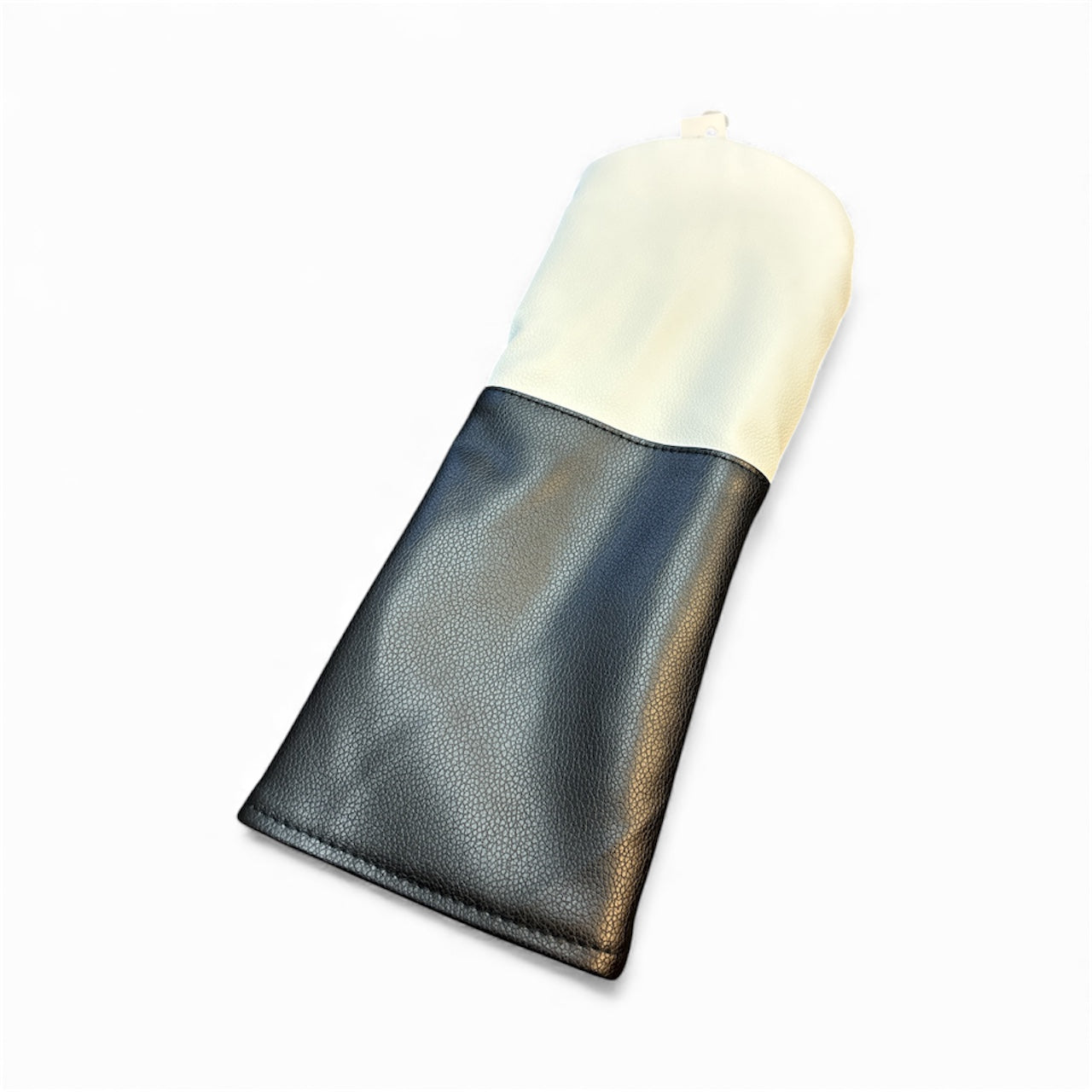 BLACK AND WHITE HALF AND HALF DRIVER HEADCOVER