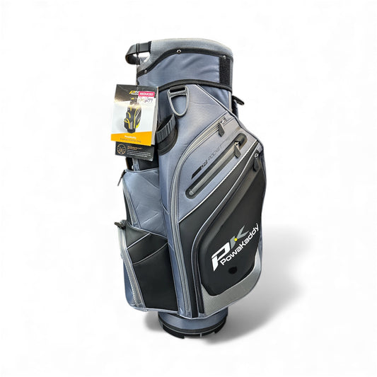 POWAKADDY Premium Edition Cart Bag (Black/Grey)