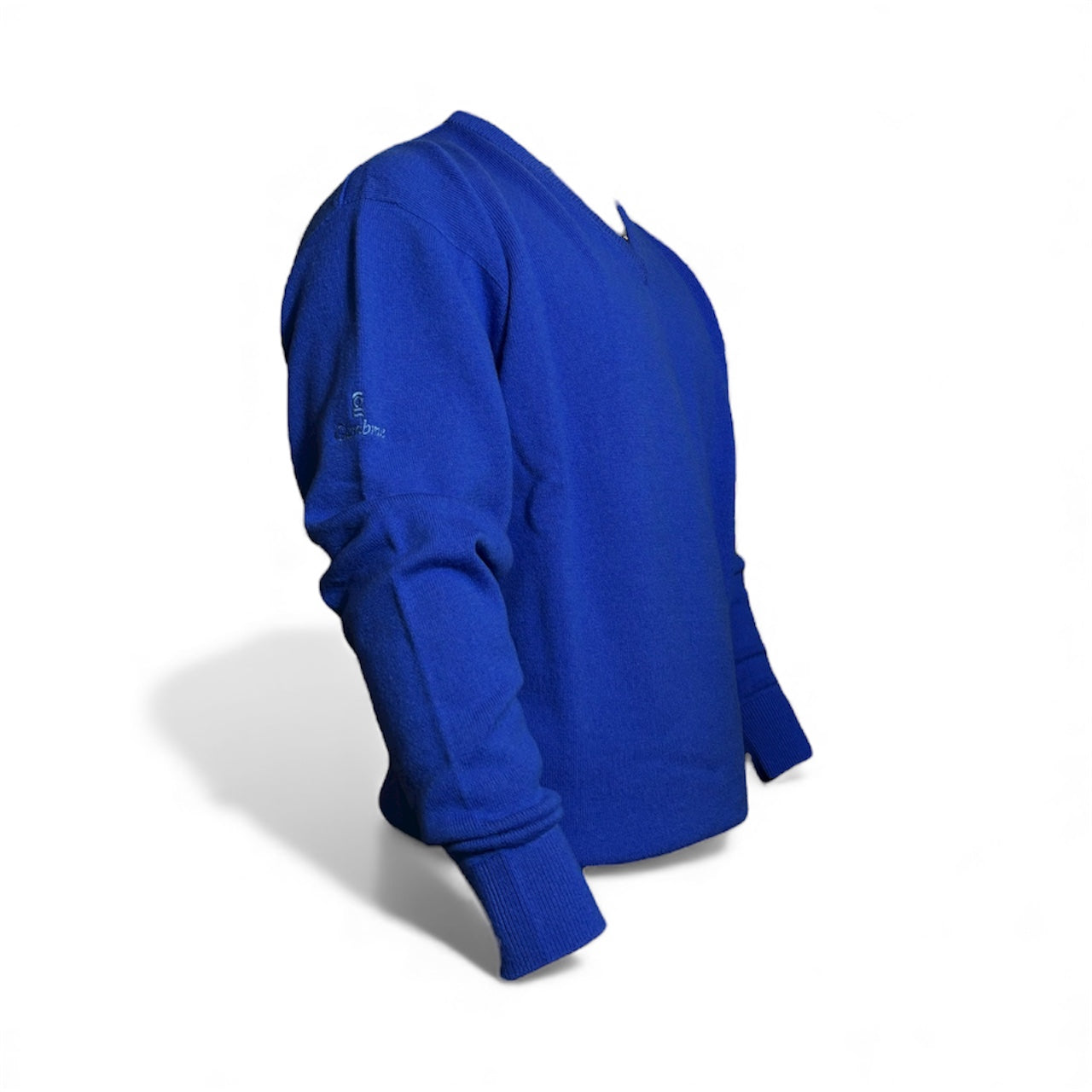 Glenbrae Lambswool V-Neck (Royal Blue)