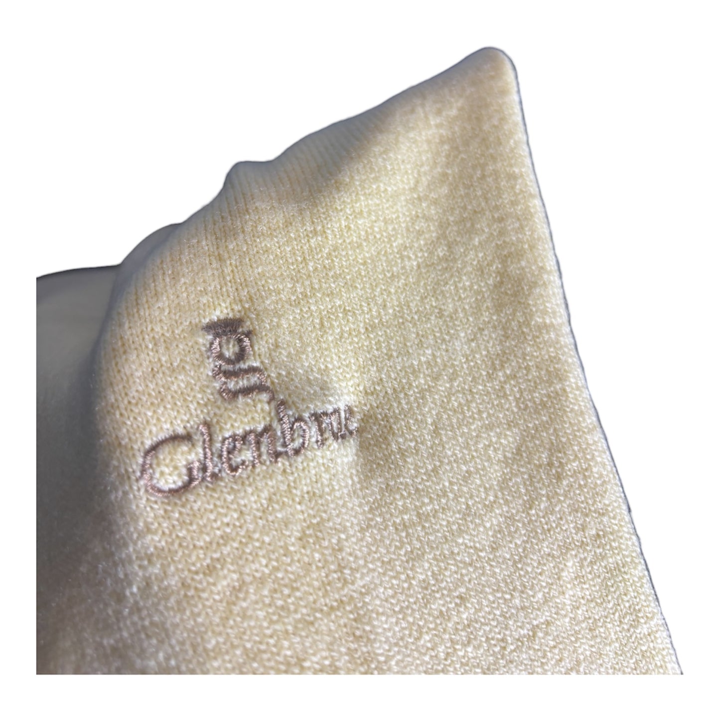 Glenbrae Lambswool V-Neck (Corn)
