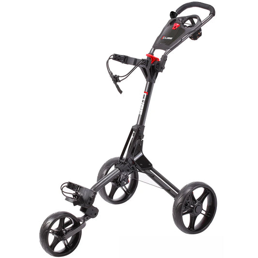 CUBE 3.0 Trolley (Charcoal/Black/Red Trim) (Comes With Free Umbrella Holder and Cover)