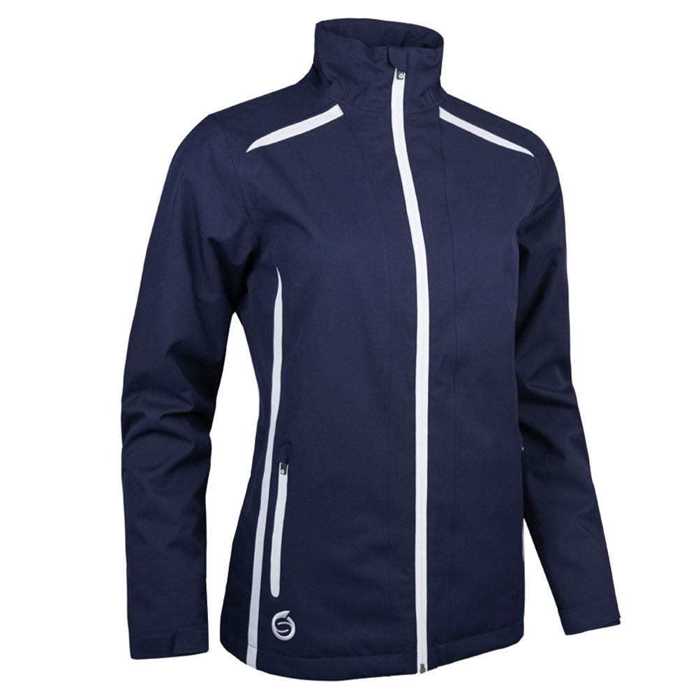 Ladies Sunderland Killy Waterproof Jacket – Navy/White