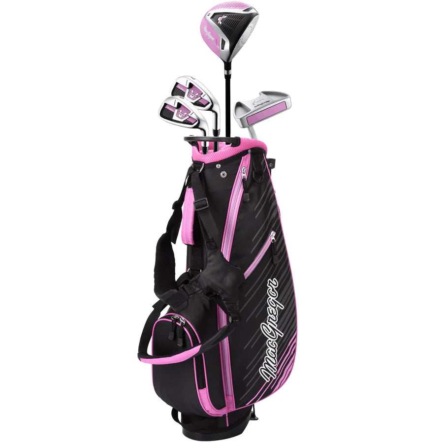 MacGregor V-MAX Junior Golf Set (PINK) (Right Handed Ages 6-8 Years)