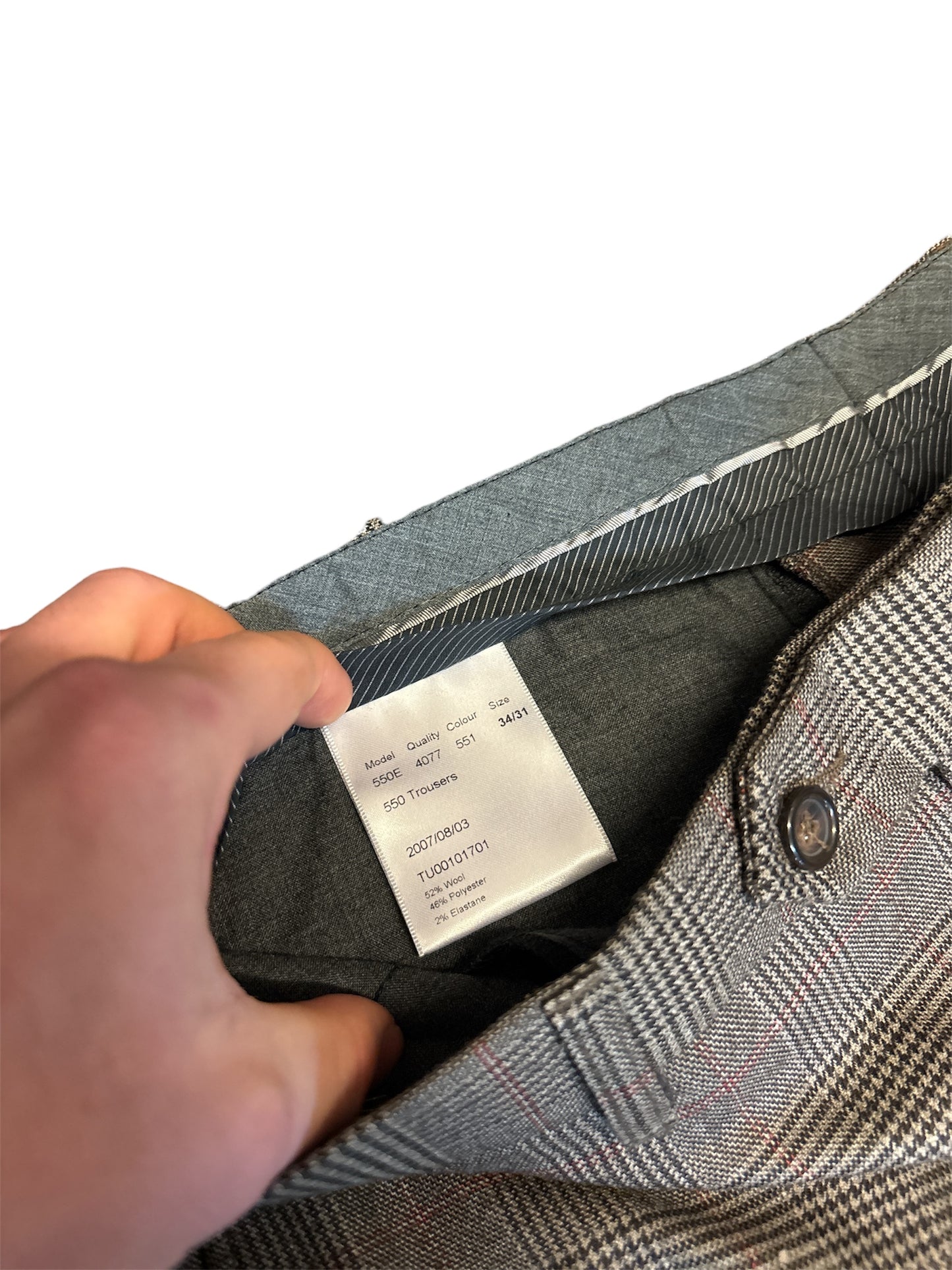 Clearance Oscar Jacobson Golf Trousers (Shop Displayed Wear) (W34/L31)