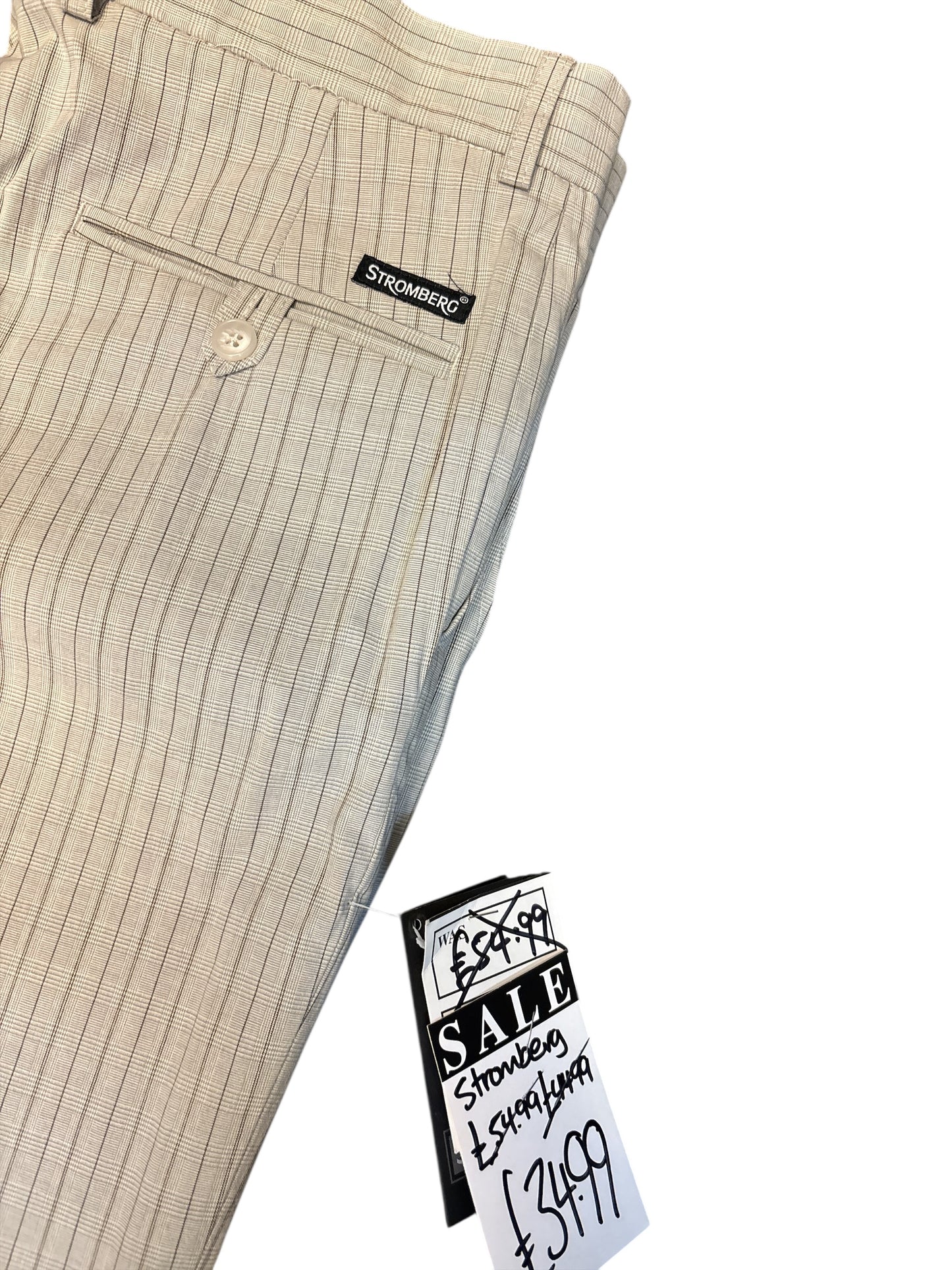 Clearance Stromberg Golf Trousers (W34/L33) (Shop Displayed Wear)