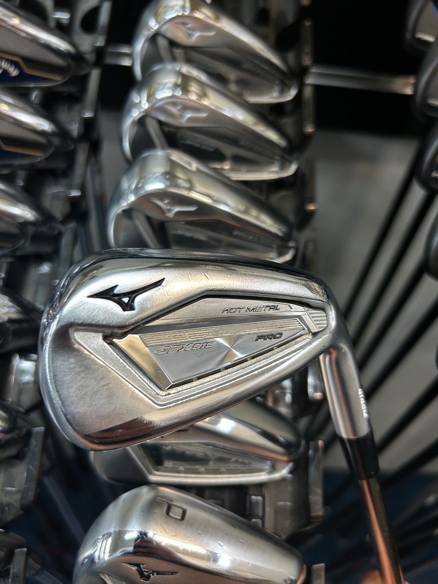 MIZUNO 919 HOT METAL/PRO COMBINE SET (5- PW GRAPHITE HEAVY REGULAR FLEX)