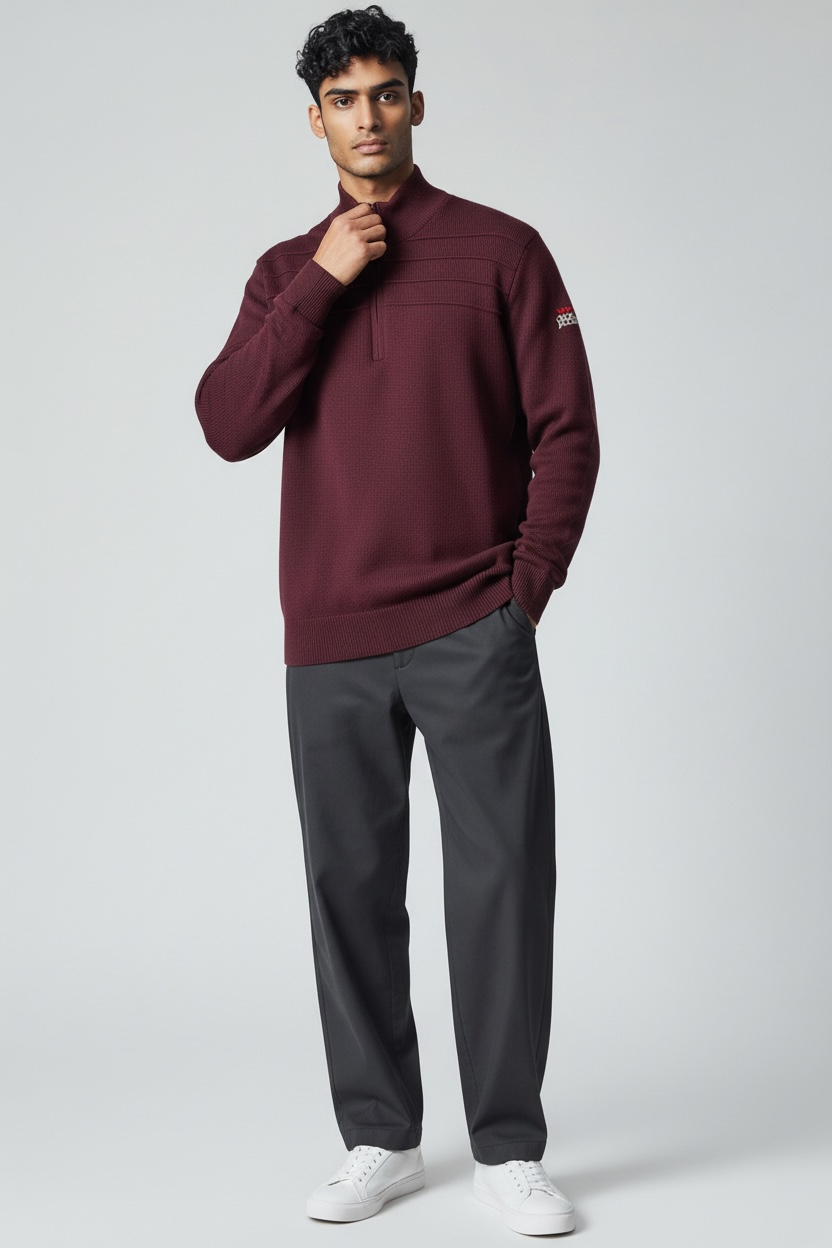 Clearance Oscar Jacobson WPS Orson Half Zip Mens M
