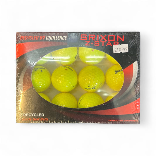 Srixon Z Star Pond Wash 12 Ball Pack (Yellow)
