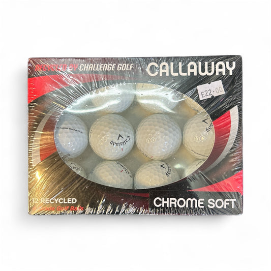 CALLAWAY Chrome Soft Pond Wash 12 Ball Pack (White)