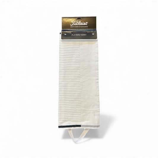 TITLEIST PLAYERS TERRY GOLF TOWEL (White)