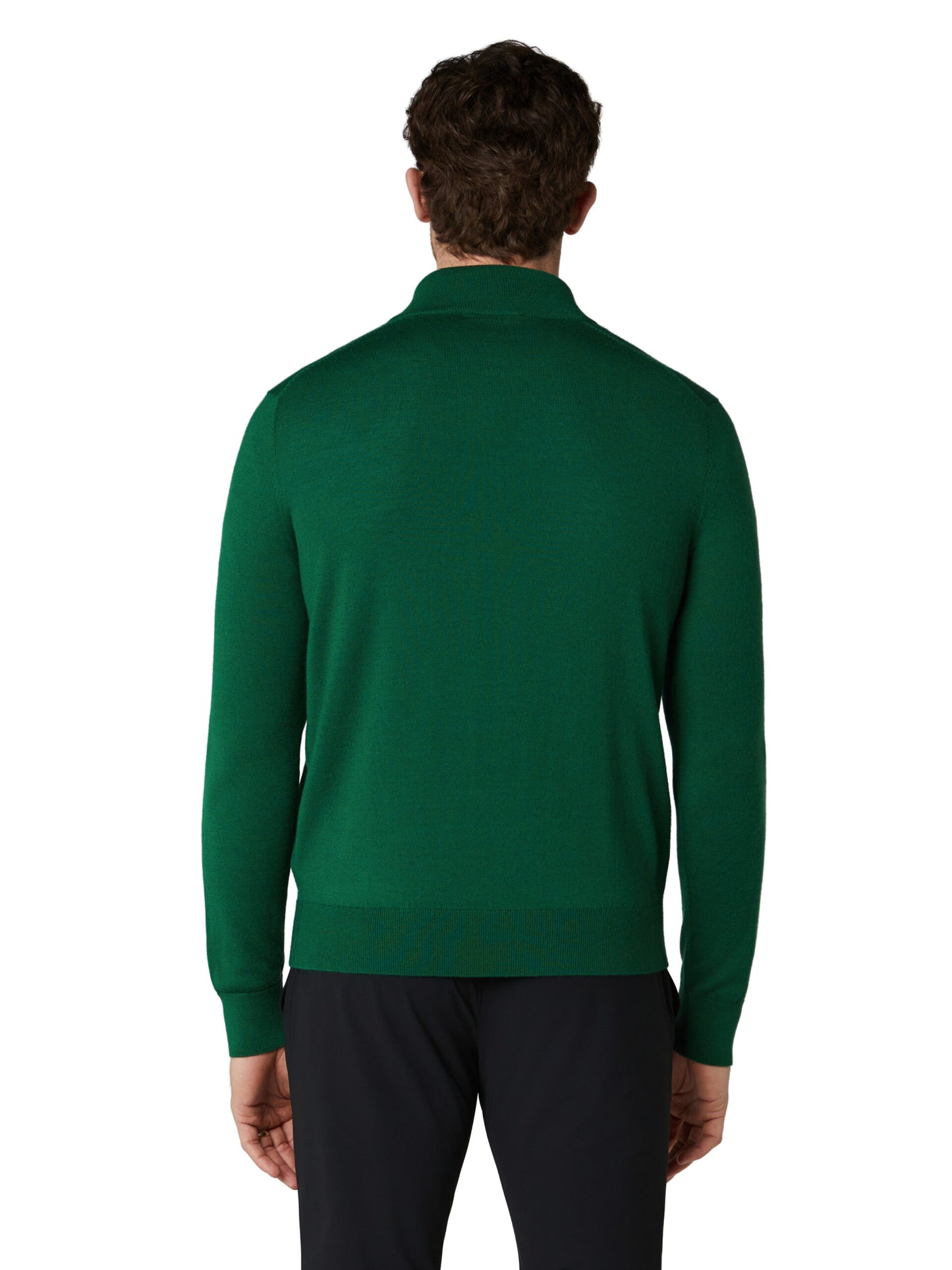 CALLAWAY 1/4 BLENDED MERINO ODYSSEY SWEATER (DEEP GALAPAGOS GREEN)
