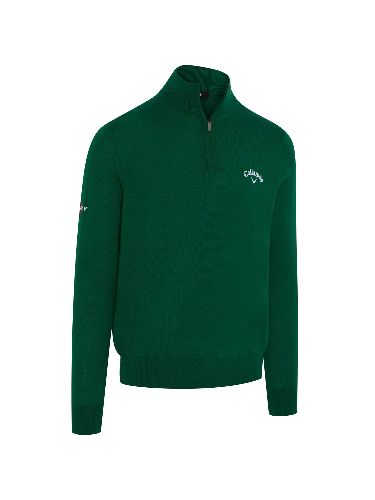 CALLAWAY 1/4 BLENDED MERINO ODYSSEY SWEATER (DEEP GALAPAGOS GREEN)