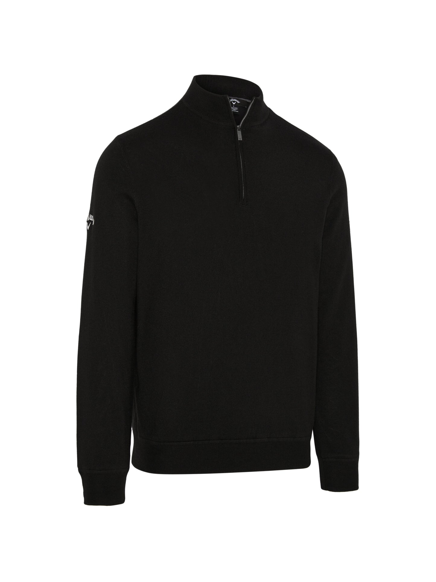CALLAWAY 1/4 BLENDED MERINO ODYSSEY SWEATER (Black)