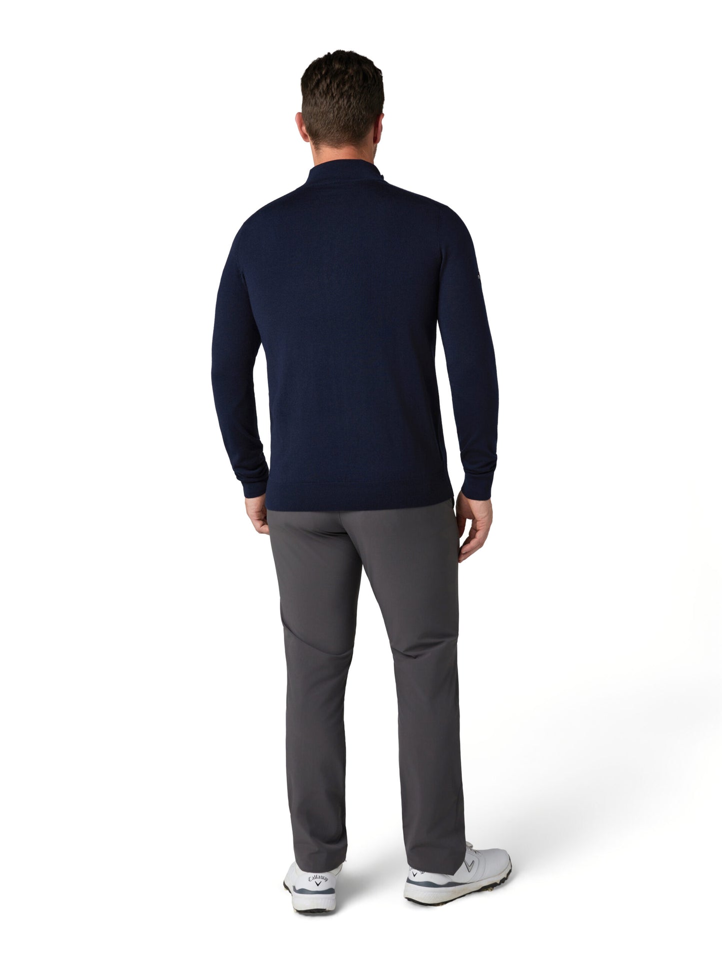 CALLAWAY 1/4 BLENDED MERINO ODYSSEY SWEATER (Navy)