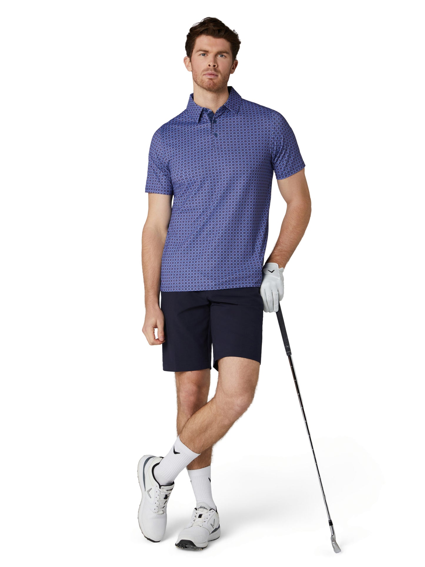 CALLAWAY OPTI-DRI PREMIUM GOLF CLUB PRINT POLO