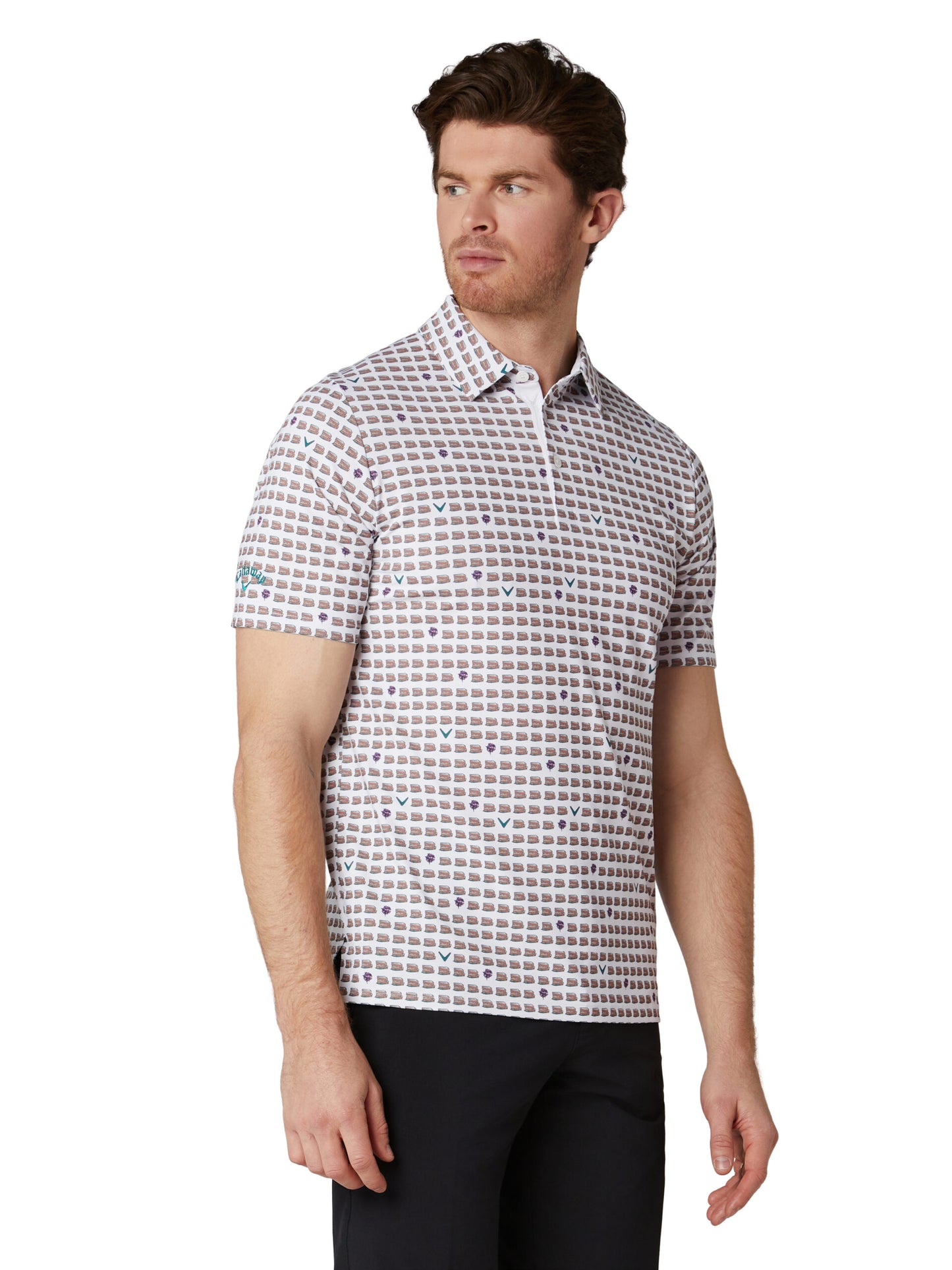 CALLAWAY OPTI-DRI PREMIUM ONE PIMENTO, TWO PIMENTO POLO