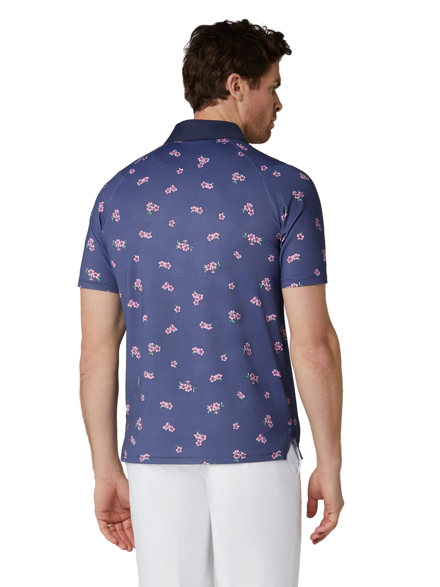 CALLAWAY OPTI-DRI PREMIUM AZALEA GINGHAM PRINT POLO