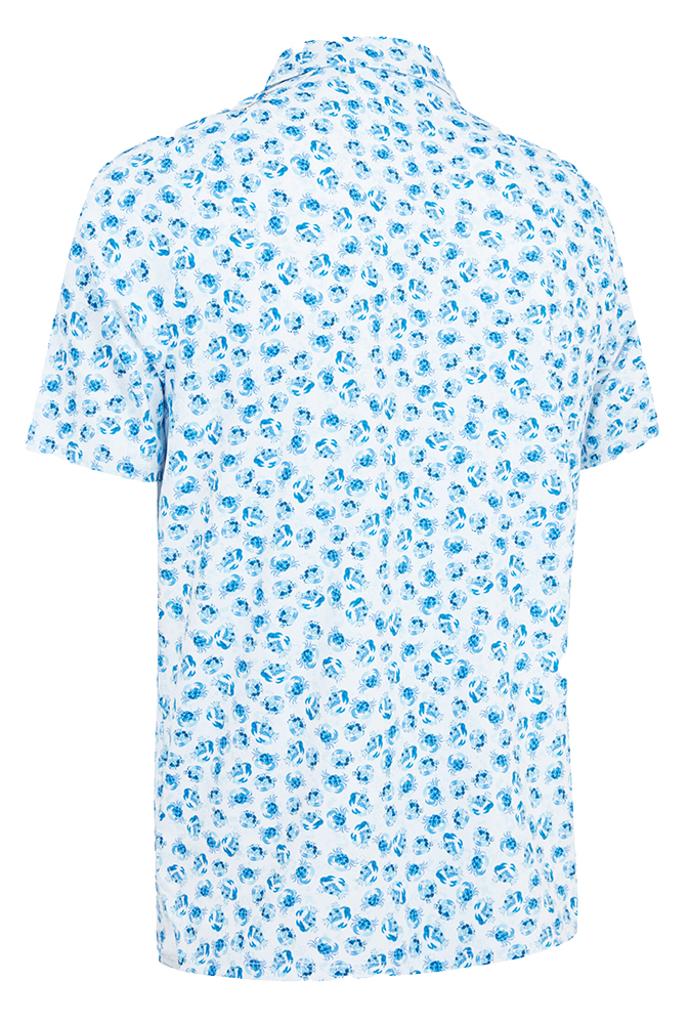 CALLAWAY Crab Novelty Polo Shirt (Blue)