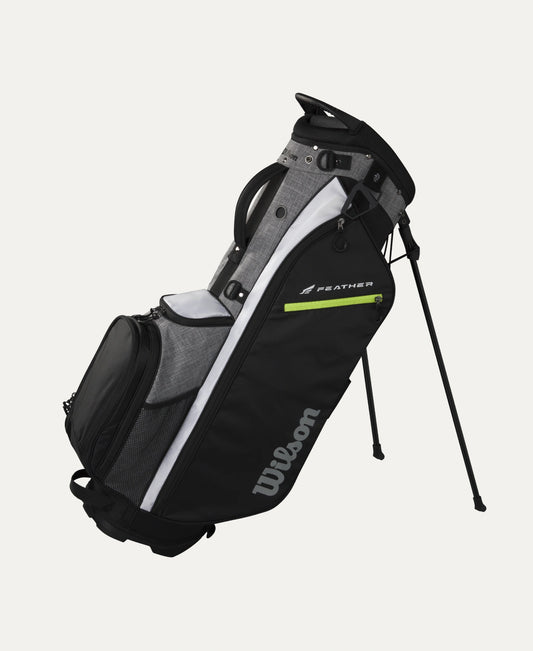 Wilson Staff Feather Stand Bag (Black/Grey/Lime)