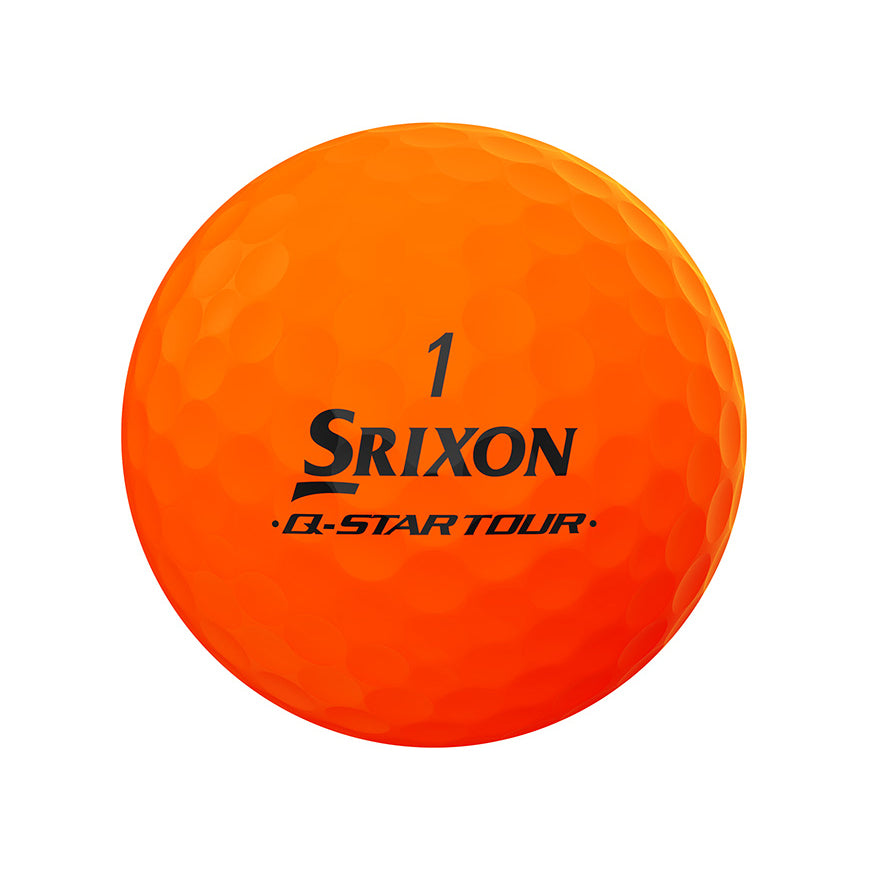 Srixon Q-Star Tour Divide 12 Ball Pack (Yellow/Orange)