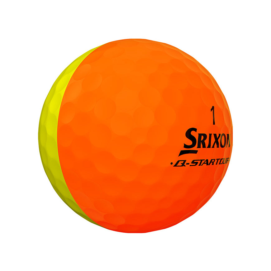 Srixon Q-Star Tour Divide 12 Ball Pack (Yellow/Orange)
