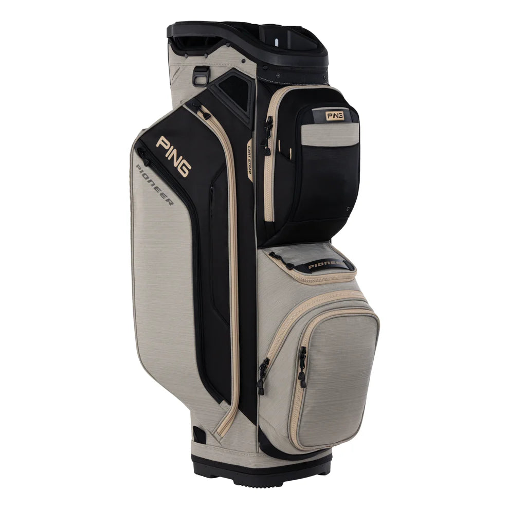 Ping Pioneer 244 Cart Bag (Heather Sand/Black)