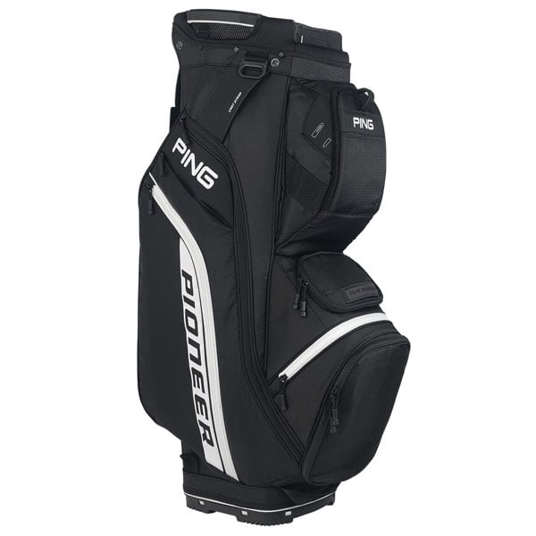 PING Pioneer Cart Bag (Black/White)